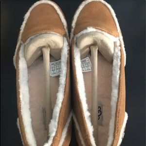 UGG Women’s Hailey Suede Loafers-Size 8